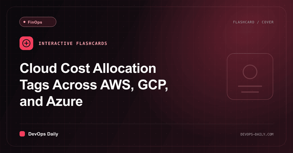 Cloud Cost Allocation Tags