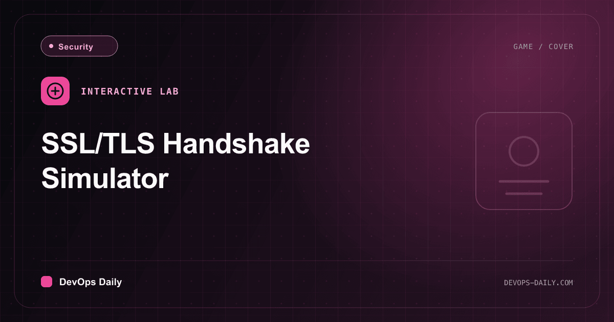 SSL/TLS handshake simulator